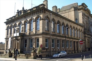 Huddersfield Town Hall Exterior