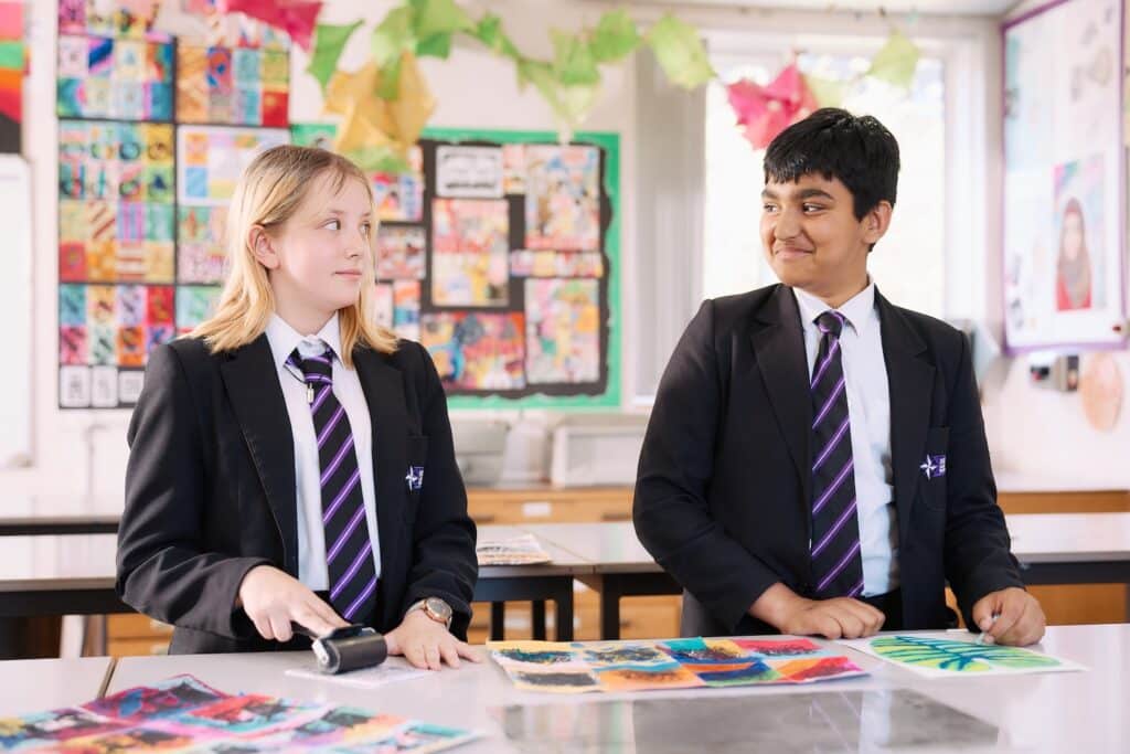 Students from North Huddersfield Trust School, one of our Festival partner schools